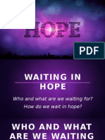 Advent - Waiting in Hope