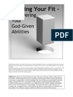 Finding Your Fit - Discovering Your God-Given Abilities