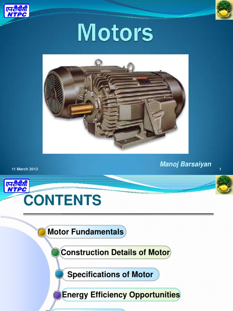 Basics of Electric Motor PDF PDF Electric Motor
