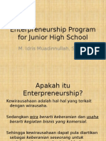 Program Kewirausahaan SMP