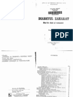 Diabetul Zaharat. Mod de Viata Si Tratament, Iulian Mincu, Ed. Medicala 1985