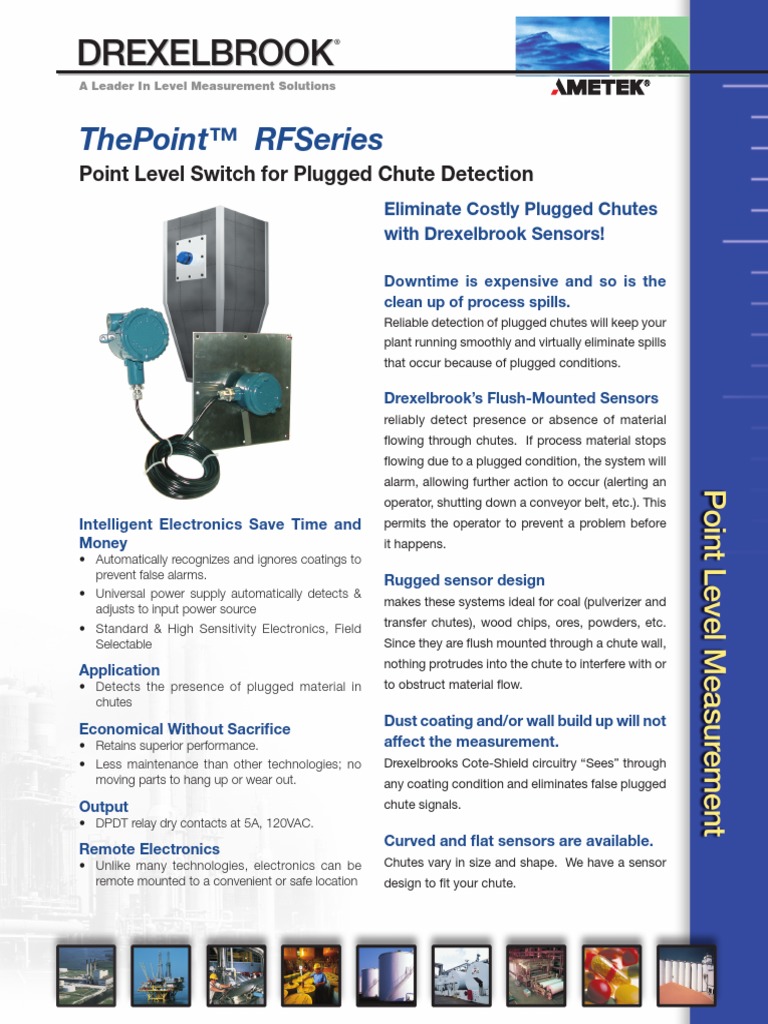 Plugged Chute Detection Solutions | PDF | Relay | Switch
