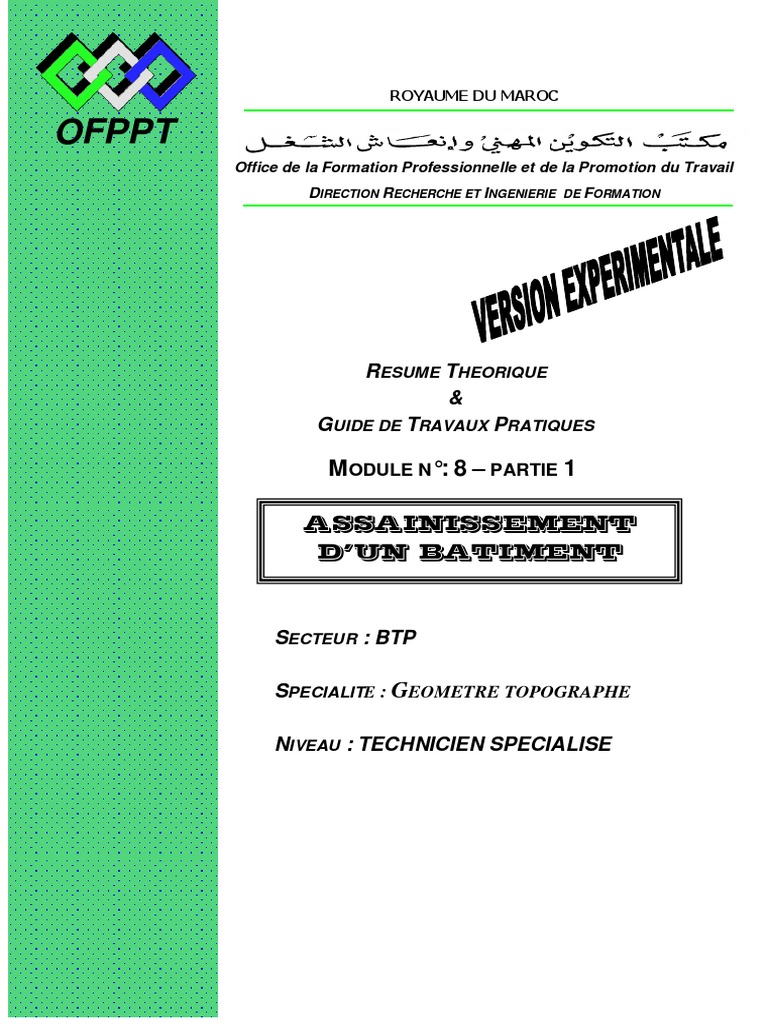 assainissement ofppt