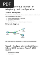 VoIP Config Packet Tracer