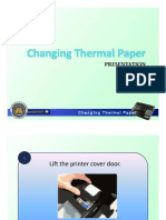 Changing of Thermal Paper