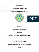 Desain & Analisis JarKom (Resume 3)