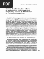 Introdução à Historia Da Alfabetização No Pt Contemporâneo