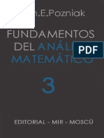 Ilín, V., Pozniak, E. - FFFundamentos Del Análisis Matemático Tomo 3