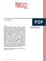 A Formação No Pacto Nacional Pela Alfabetização Na Idade