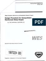 Design Procedure For Geosynthetic Reinforced Steep Slopes