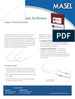 Cu™ Nitanium® Archwires Datasheet