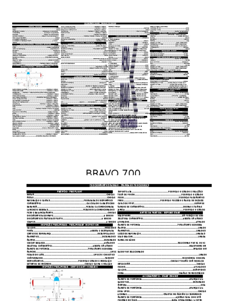 Bravo 700 | PDF | Peças de veículos | Aviação