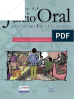 07.- Tecnicas del Juicio Oral en el Sistema Penal Colombiano - Tecnicas de Investigacion de la De.pdf