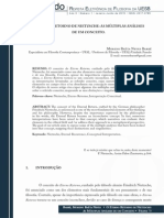 O Eterno Retorno de Nietzsche. as Múltiplas Análises de Um Conceito