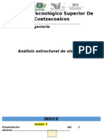 Analisis Estructural de Sistemas Mecánicos