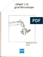 Zeiss OPMI 1 FC Surgical Microscope User Manual PDF