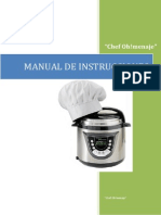 Manual de instrucciones del robot de cocina Chef Oh!menaje
