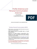 Low-Pro Le Antennas and Personal Communication Antennas - New