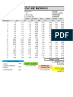 Excel Formato Estudio de Tiempos