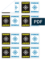 Warp Force Nullification Cards