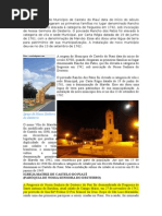 A Origem Do Município de Castelo Do Piauí Data Do Início Do Século XVIII