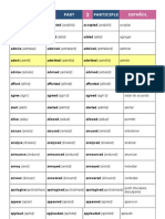 Infinitives and Past Tenses