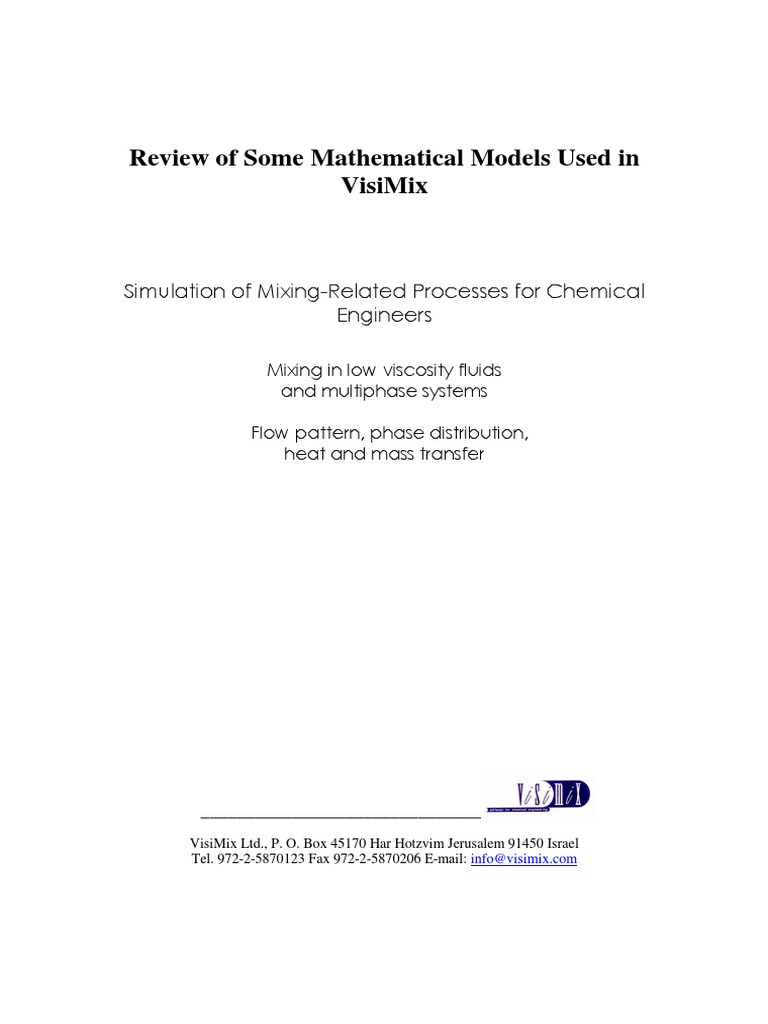 Review of The Main Mathematical Models | PDF