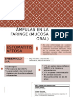 Lesiones en mucosa oral ORL