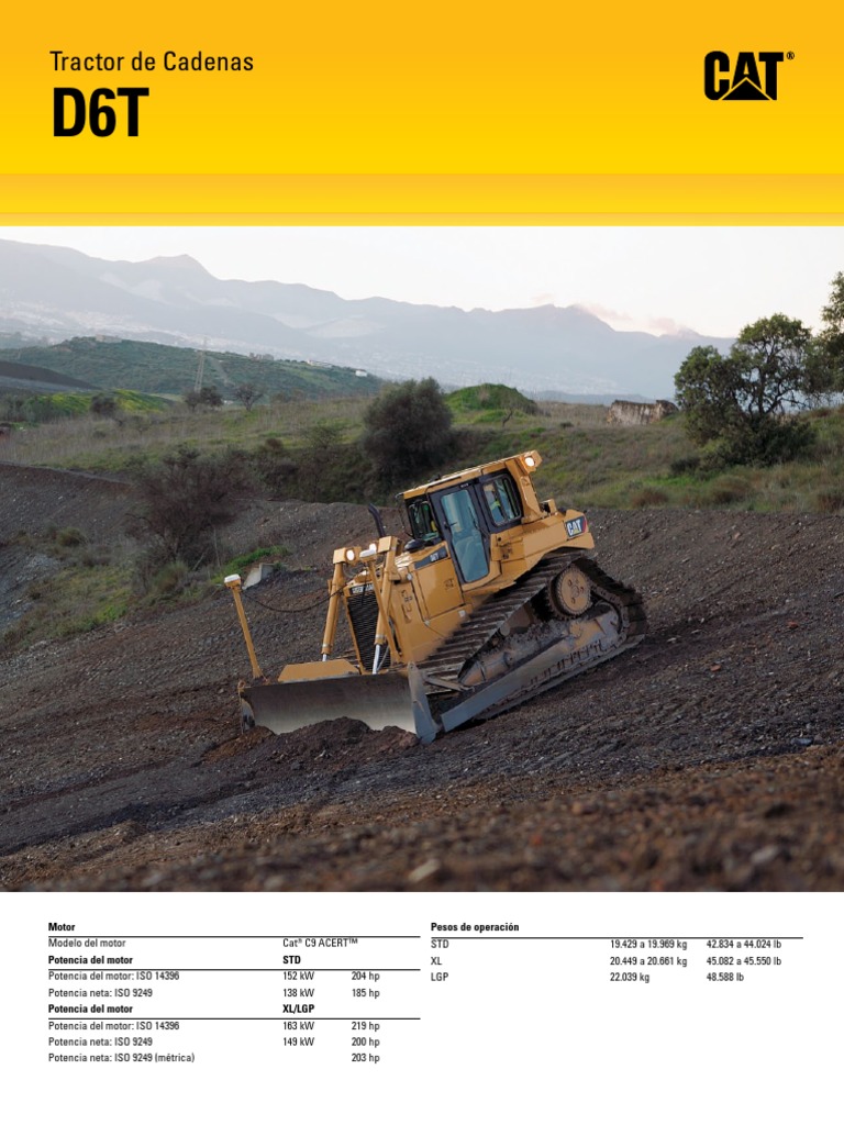 D6T CAT.pdf Decibel Aluminio