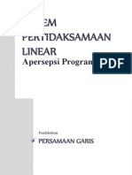 Sistem Pertidaksamaan Linear