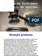 APTD (ANÁLISE DE PROBLEMAS E TOMADAS DE DECISÕES) - Gestão de Recursos