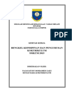 KERTAS KERJA Kursus Kepimpinan Kokurikulum