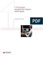 Optimizing Spectrum Analyzer Measurement Speed: Keysight Technologies