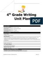 Unitplan 4 Thgradewriting