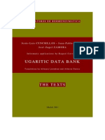 Ugaritic Databank of Texts