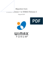 Migration From WiMAX Release1 to WiMAX Release2