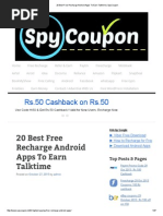 Download 20 Best Free Recharge Android Apps to Earn Talktime _ SpyCoupon by Anban Guna SN292139737 doc pdf