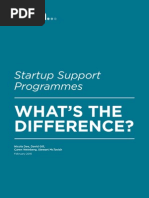 Startup Support Programmes - What's The Difference?