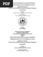 Download Pengaruh Promosi Dan Harga Produk Terhadap Keputusan Pembelian Pada Krupuk Udang by UvitIlupitaSupriyanto SN292143857 doc pdf