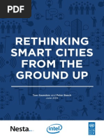 Rethinking Smart Cities From The Ground Up