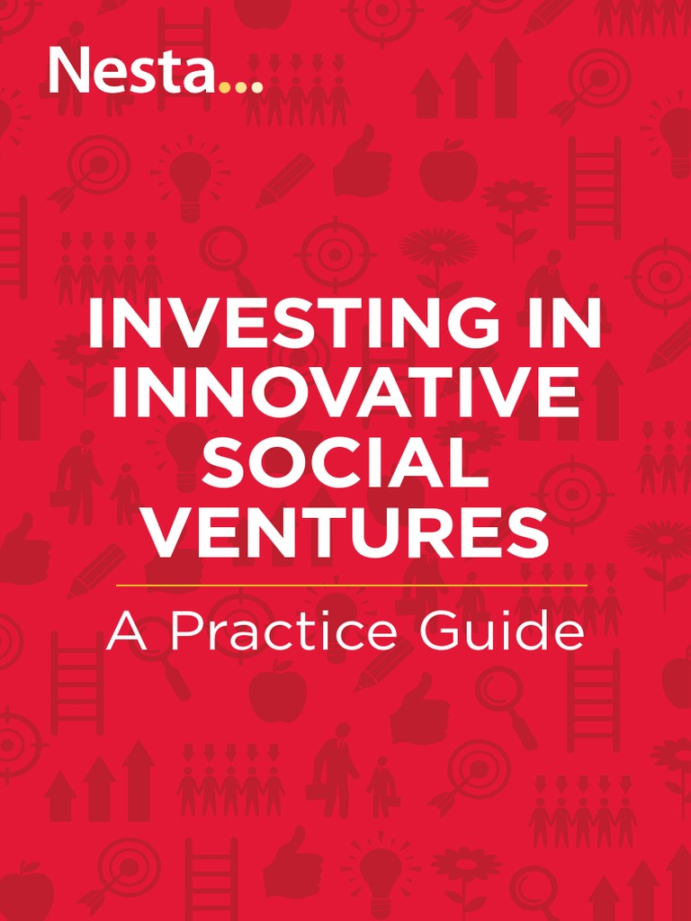 Investing in Innovative Social Ventures A Practice Guide PDF Venture Capital Corporate