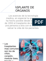 Trasplante de Organos