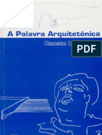 A Palavra Arquitetônica - Renato Leão Rego