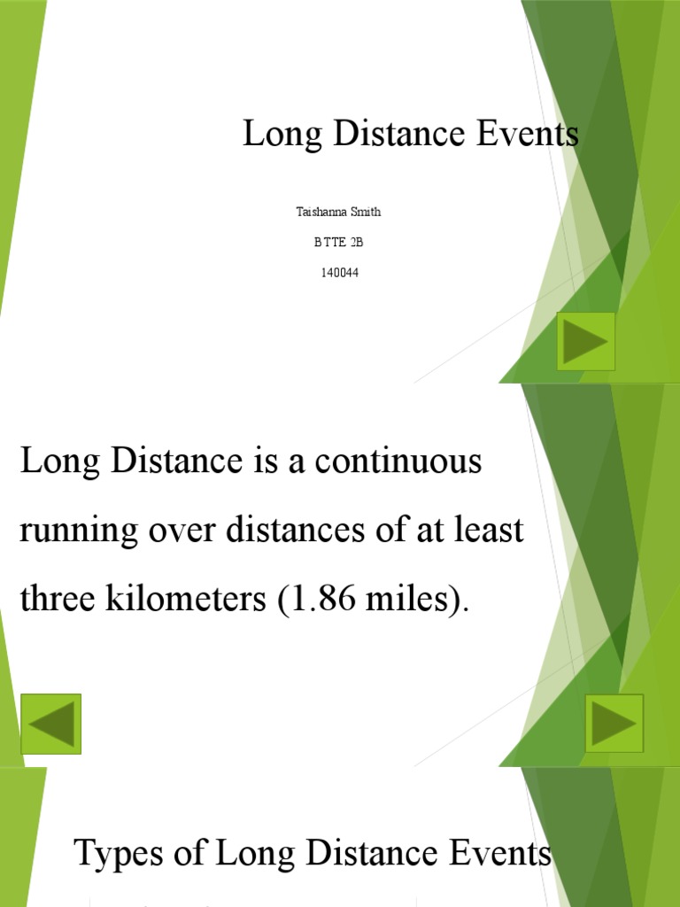 Types of Long Distance Running Events | PDF | Science & Mathematics