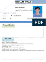 Phan Minh Thuan CV