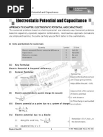 Electrostatic Potential and Capacitance Iit Jee