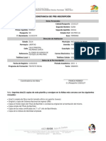 Constancia pre-inscripción trayecto inicial