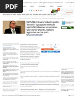 REVEALED: Cancer Industry Profits 'Locked In' by Nagalase Molecule Injected Into Humans Via Vaccines... Spurs Tumor Growth... Explains Aggressive Vaccine Push