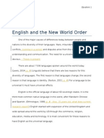 English and The New World Order:, (Comma in A Series)