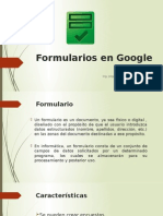 Formularios en Google